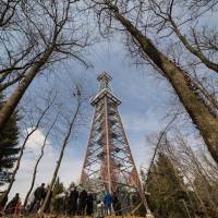 Kilátó a Csónakázó Tónál