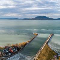 A Balaton part leghosszabb mólója