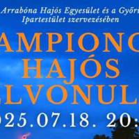 Lampionos hajós felvonulás