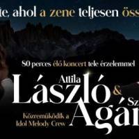 Agárdi Szilvi és László Attila élőzenekaros koncert