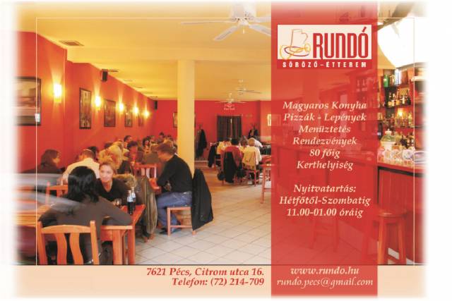 RUNDÓ ÉTTEREM - VENDÉGLŐ ÉS SÖRÖZŐ