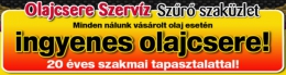 Szaki olajcsere szerviz