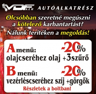 VDF-KER Autósbolt