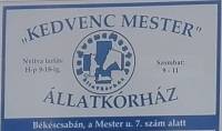 KEDVENC MESTER ÁLLATKÓRHÁZ