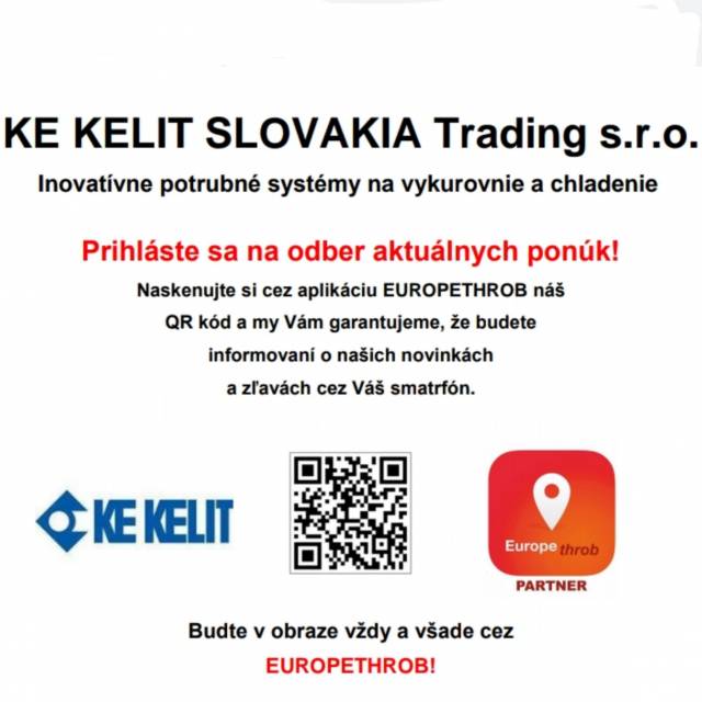 KE KELIT SLOVAKIA Trading s.r.o. - innovatív csőrendszerek fűtésre és hűtésre