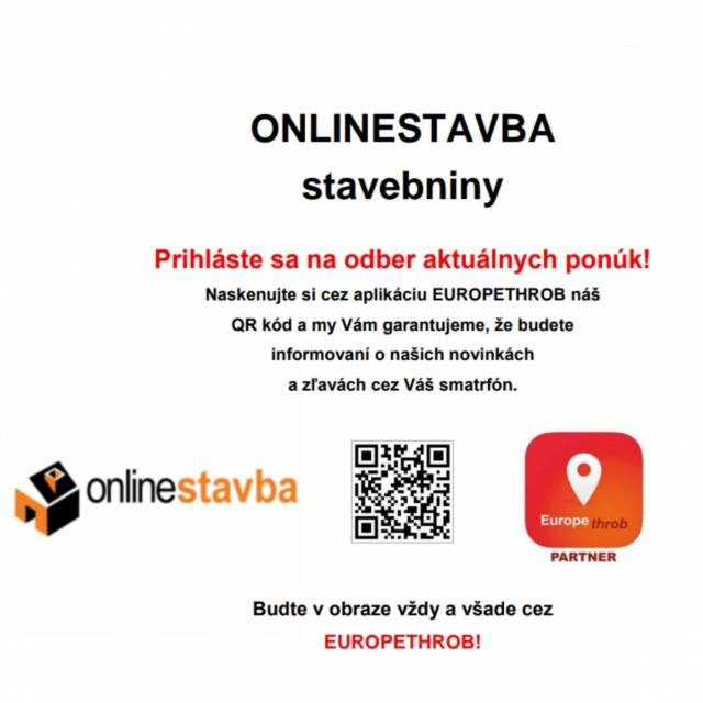 ONLINESTAVBA Építőanyagkereskedés