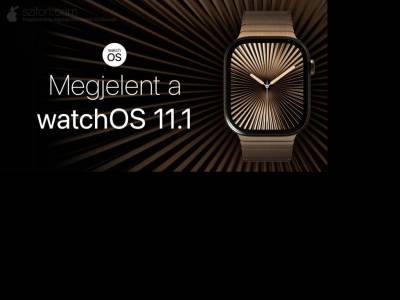 Megjelent a watchOS 11.1 – fejlesztések és hibajavítások