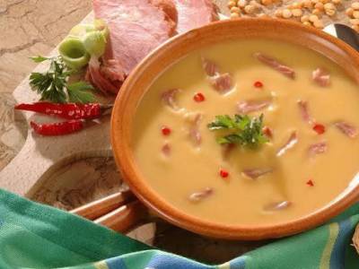 ízletes sárgaborsó-krémleves recept