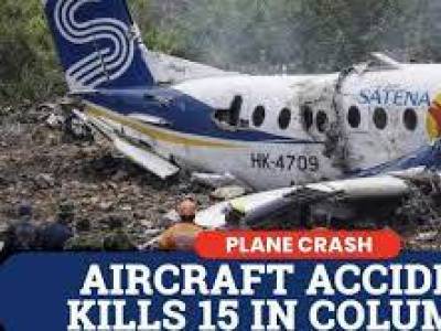 ezuhant egy kisrepülőgép Kolumbiában, minden utas meghalt