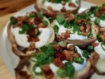 Három isteni töltött burgonya Airfryerben sütve